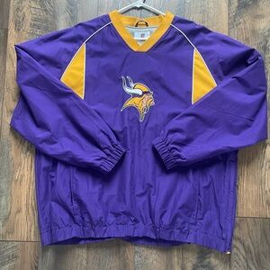XL Minnesota Vikings NFL Team Pullover Windbreaker